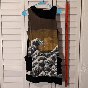 Great wave 🌒 cotton tunic dress with pockets